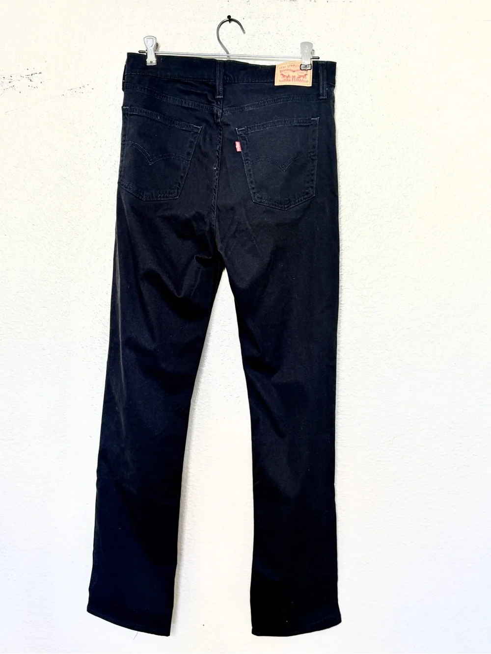 Levi's Black stretch Straight Leg Men's Jeans